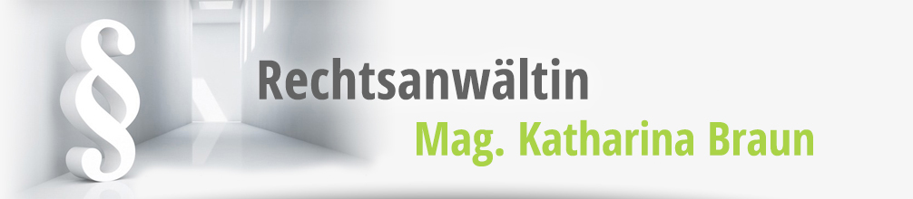 Logo: Rechtsanwältin Mag. Katharina Braun